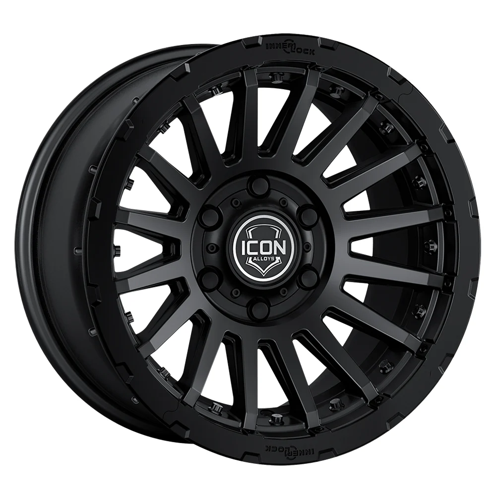 Custom Wheel - Recon - Satin Black - 18 X 9 / 6 x 135 / 6mm / 5.25" - Icon 