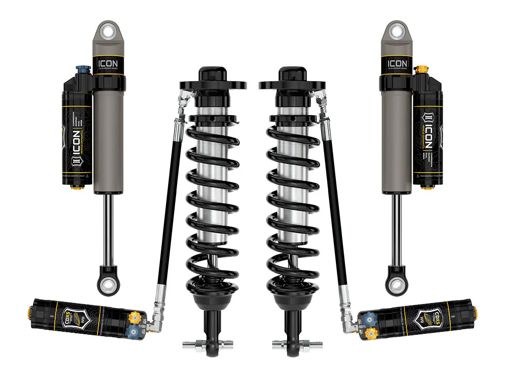 Ford F-150 Coilover Suspension Kit - ICON - 2.5 Series Stage 4 CDXS - `21-`24