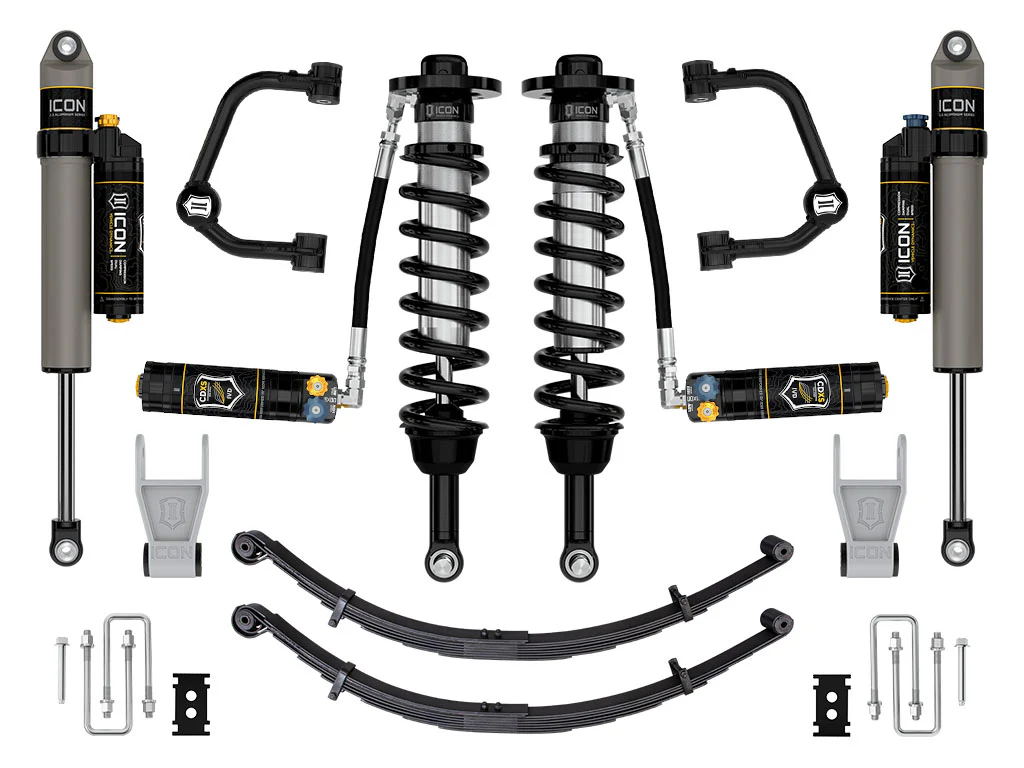 Ford F-150 Tremor Coilover Suspension Kit - ICON - Stage 4 Tubular CDXS w/ Leaf Pack - `21-`24