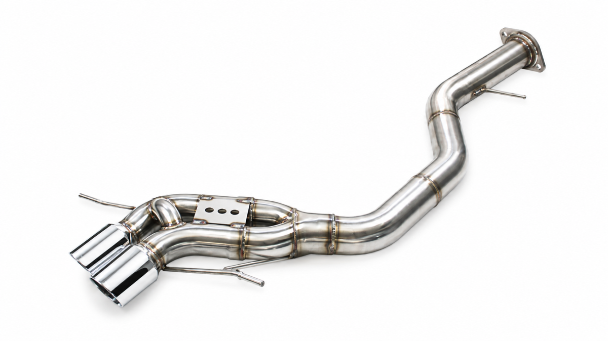 BMW 1 Series Performance Exhaust - 3.0L - Axle-Back - Non-Resonated - Polished Tips - E82 135i (2007-2010)