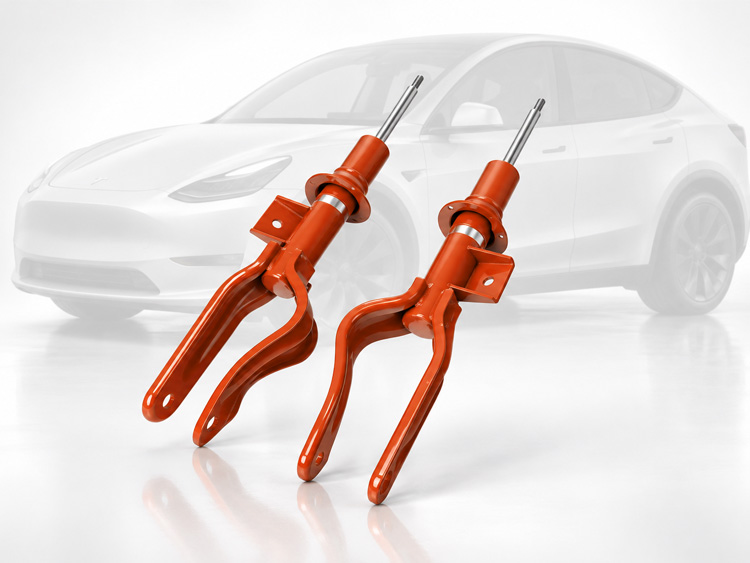Tesla Model Y Performance Struts - Front - Set of 2 - Active - KONI - w/ Active Suspension