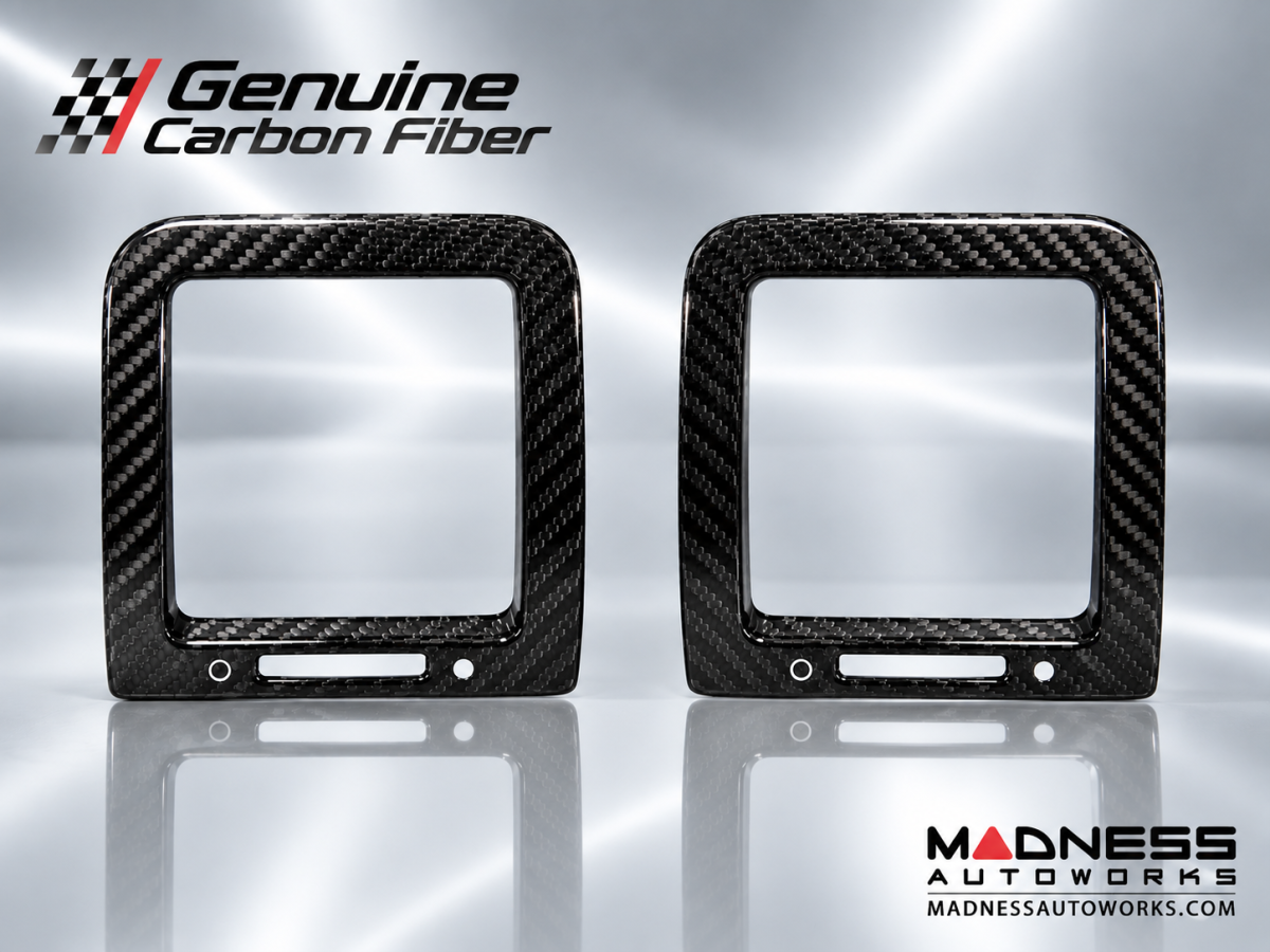 Maserati GranTurismo Interior Trim - Carbon Fiber - Side Air Vent Cover Trim Kit - 2 piece kit 