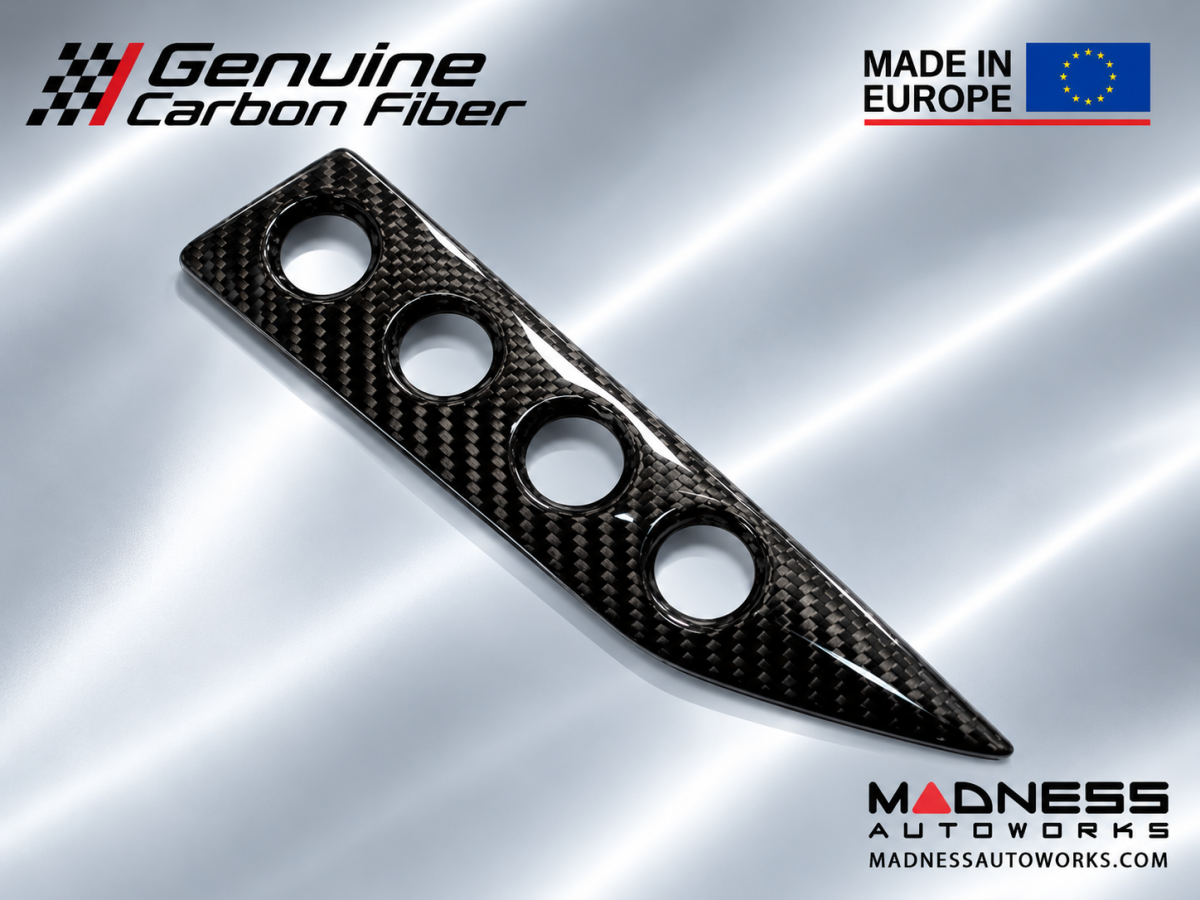 Maserati GranTurismo Interior Trim - Carbon Fiber - Audio System Button Trim  