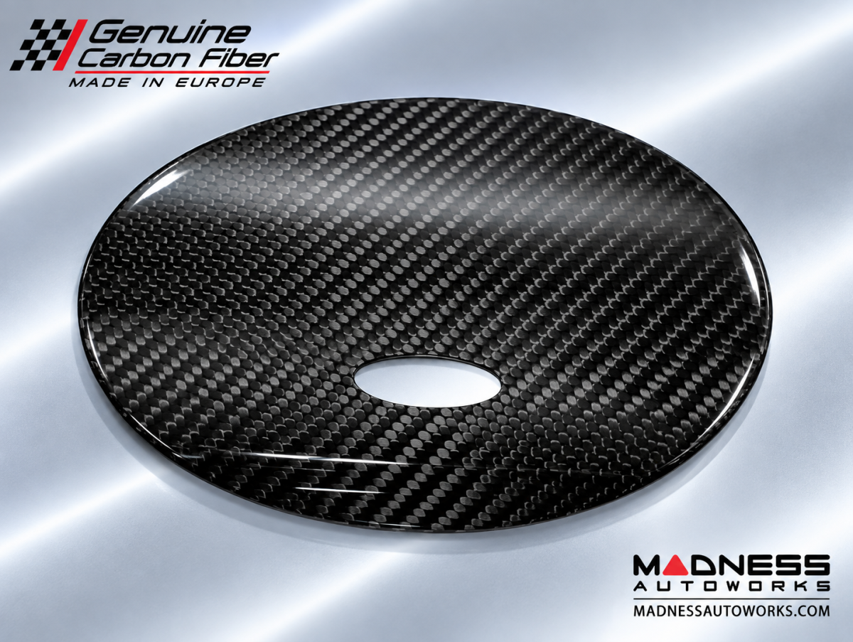 Maserati Ghibli Exterior Trim - Carbon Fiber - Fuel Door Cover 