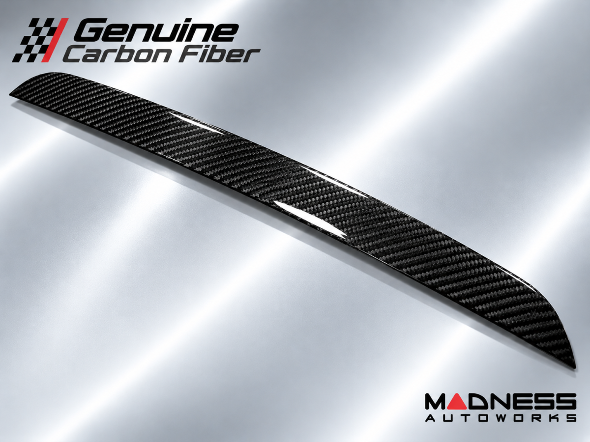 Maserati Ghibli Exterior Trim - Carbon Fiber - Rear Trunk Deck Lid Trim 