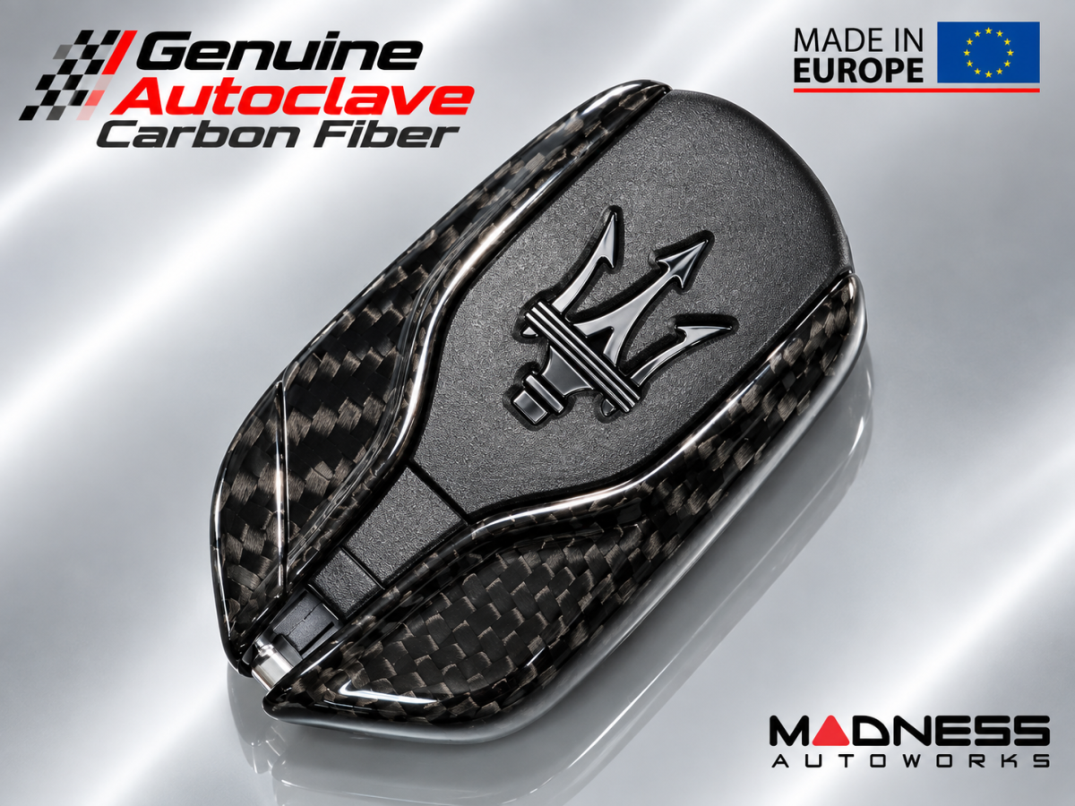 Maserati Ghibli Key Cover - Carbon Fiber