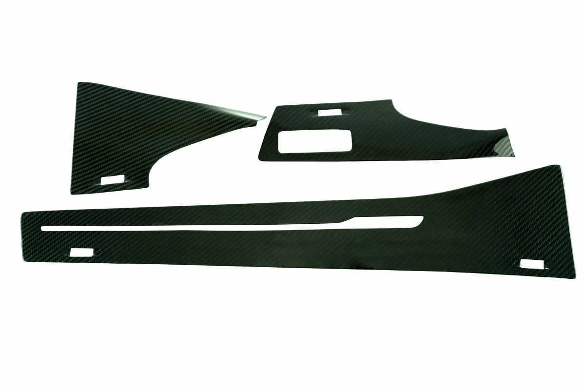 Audi SQ8 Dashboard Trim Cover - Carbon Fiber - 3 Piece Set