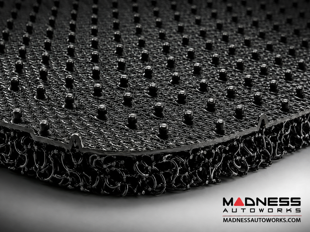 Jeep Renegade All Weather Cargo Mat - Rubber Woven Carpet - Black 
