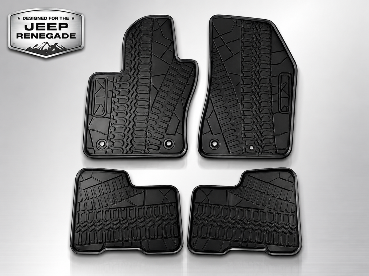 Jeep Renegade Floor Mats - All Weather Rubber - Premium Version