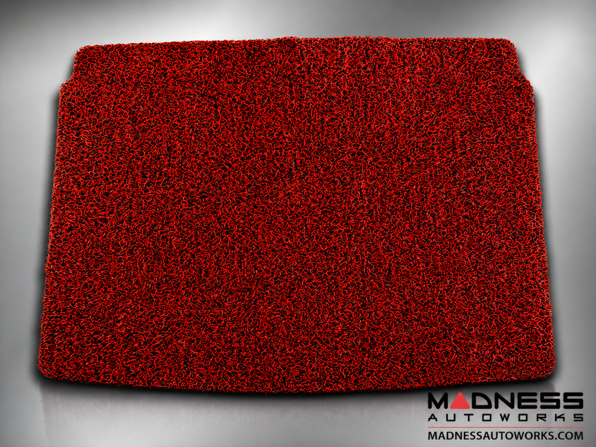 Jeep Renegade All Weather Cargo Mat - Rubber Woven Carpet - Red + Black 