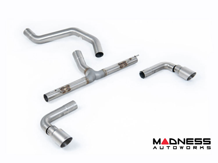 Ineos Grenadier Performance Exhaust - 3.0L Gas - Cat-Back - Dual Exit - Non Resonated - Brushed Titanium Tips