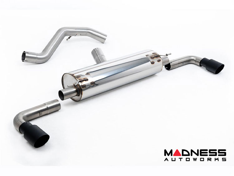 Ineos Grenadier Performance Exhaust - 3.0L Gas - Cat-Back - Dual Exit - Resonated - Black Cerakote Tips