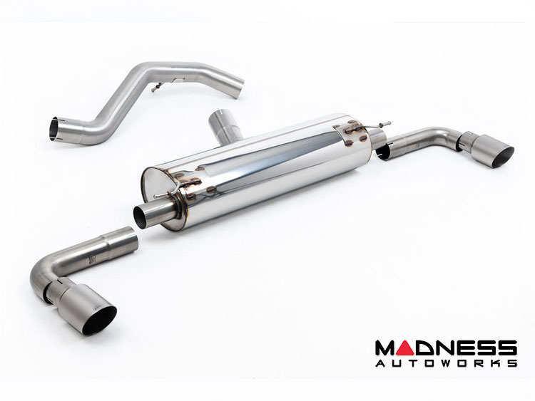 Ineos Grenadier Performance Exhaust - 3.0L Gas - Cat-Back - Dual Exit - Resonated - Brushed Titanium Tips