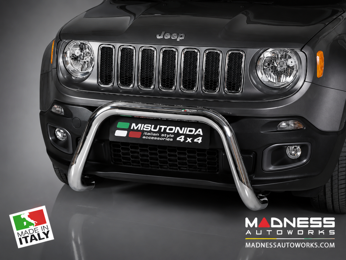 Jeep Renegade Bumper Guard - Misutonida - Front - Super Bar - Sport/ Latitude/ Limited - Pre Facelift Models