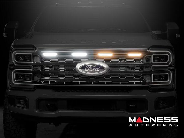 Ford Super Duty LED Grille - XBG Series - Morimoto - Black - 2023+