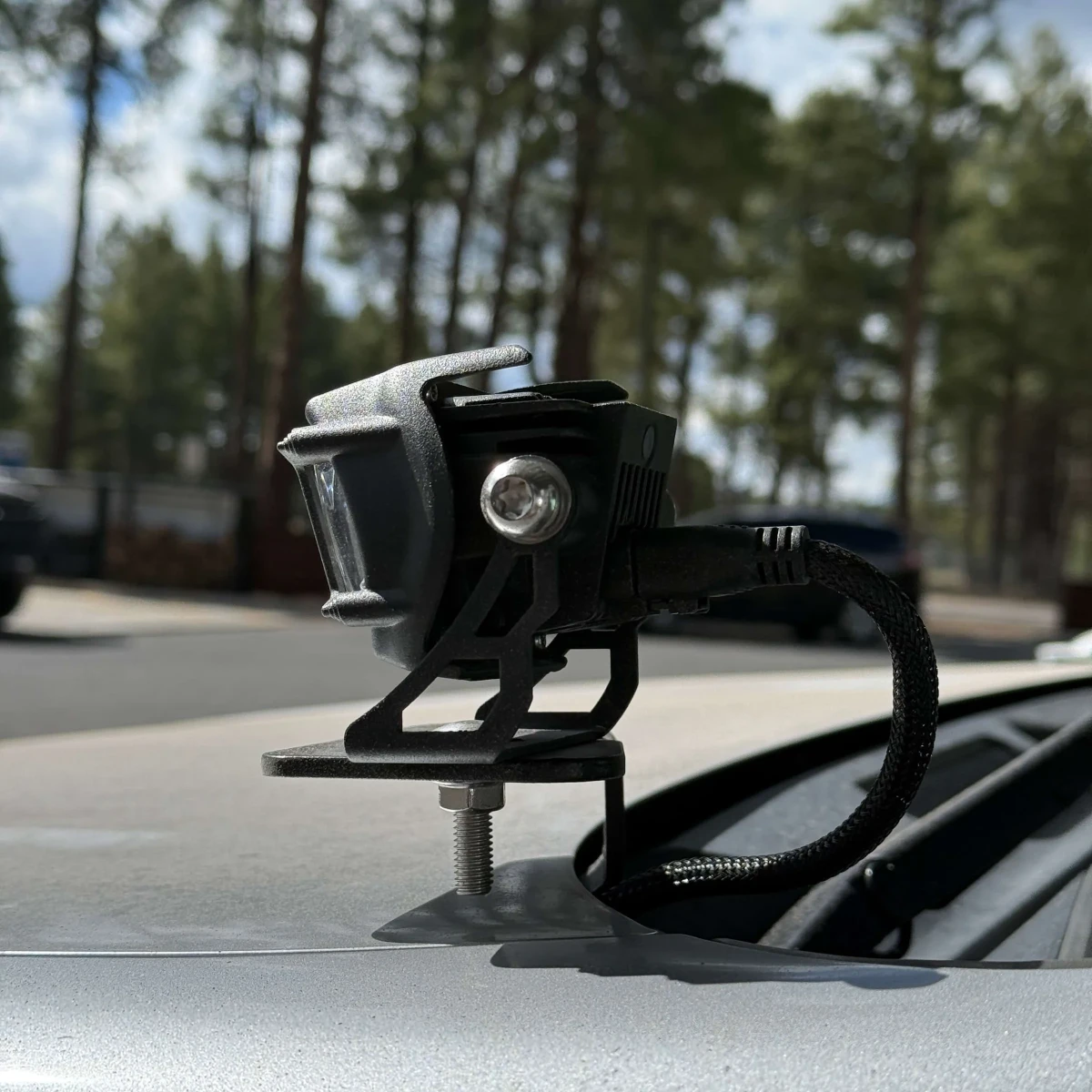 Lexus GX460 Ditch Lights - A-Pillar Hood Mount - ORACLE Lighting - VEGA Series 2 Spotlights - `10-`23