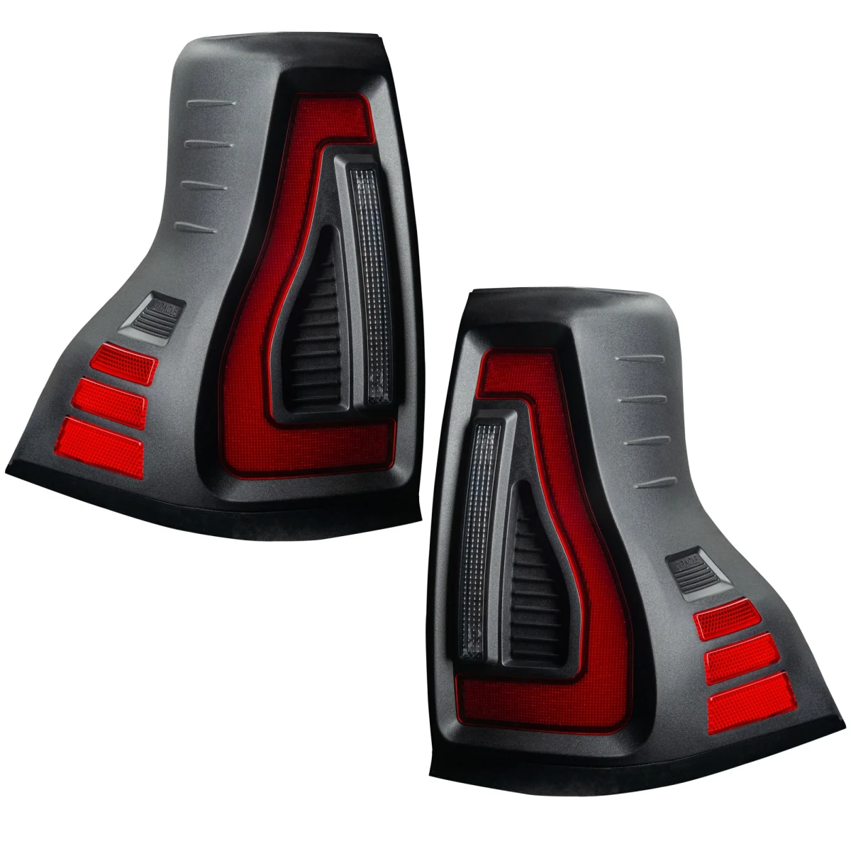 Toyota Prado LED Tail Lights - ORACLE Lighting - Flush Lensless - Red - `10-`23