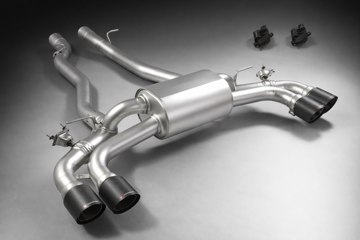 BMW 5 Series Performance Exhaust - Ragazzon - Evo Line - Axle Back w/ Integrated Valves - Dual Exit/ Carbon Fiber Tips - M5 (G99) 4.4L