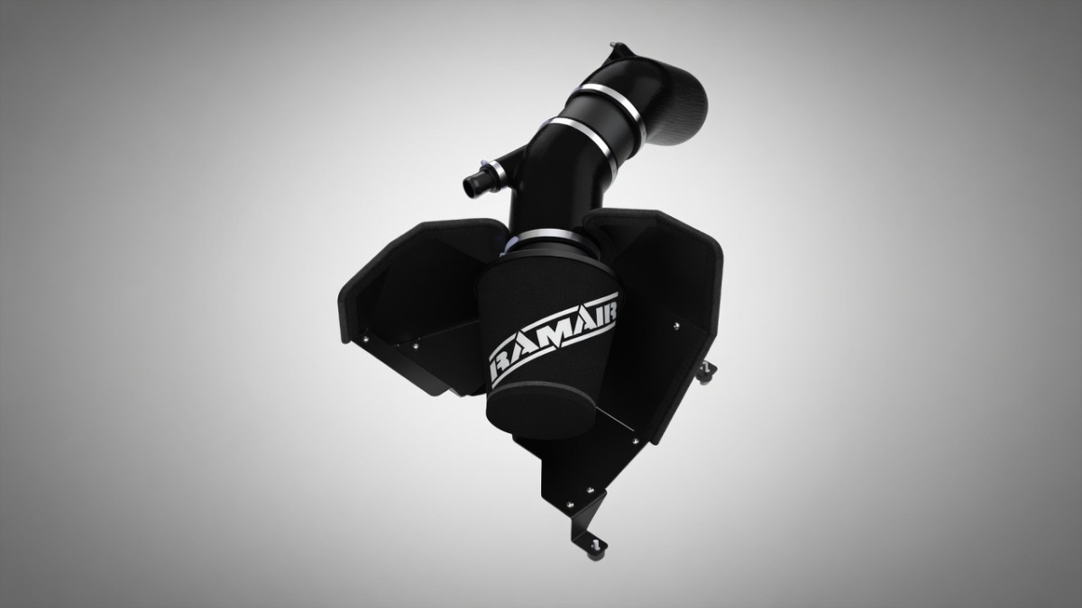 Hyundai Elantra N Performance Air Intake - Ramair - Foam Filter + Heatshield - Black 