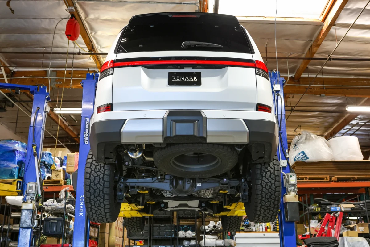 Lexus GX550 Performance Exhaust - Remark - Cat Back, Quiet-Spec, Turndown Tip - `24-`26