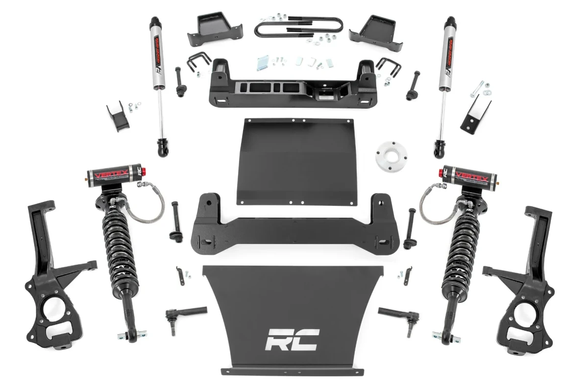 GMC Sierra 1500 Lift Kit - 6” Lift Kit - 5.3L & 6.2L V8 - 2WD - Multi-Leaf Rear - Vertex Struts & V2 Shocks