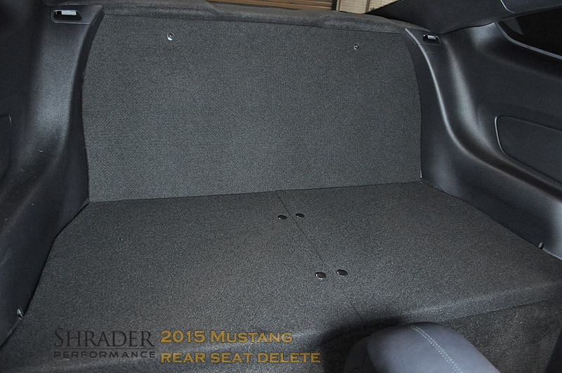 Ford Mustang Rear Seat Delete Kit - '15-'24 Coupe