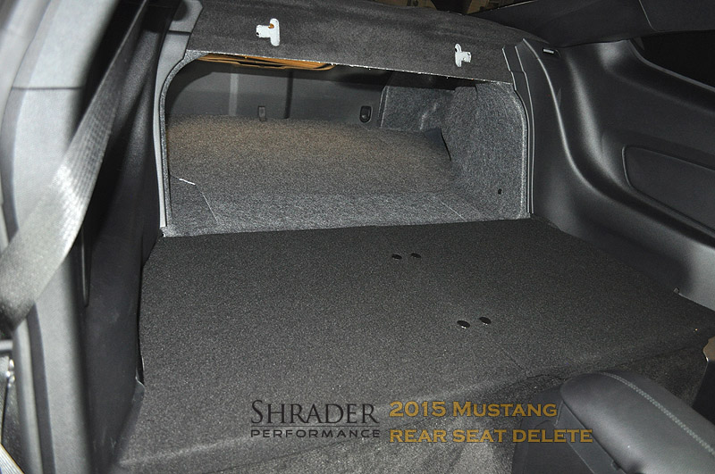 Ford Mustang Rear Seat Delete Kit - '15-'24 Coupe