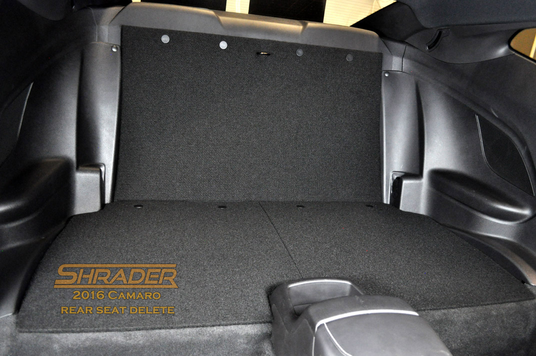 Chevrolet Camaro Rear Seat Delete Kit - '16-'24