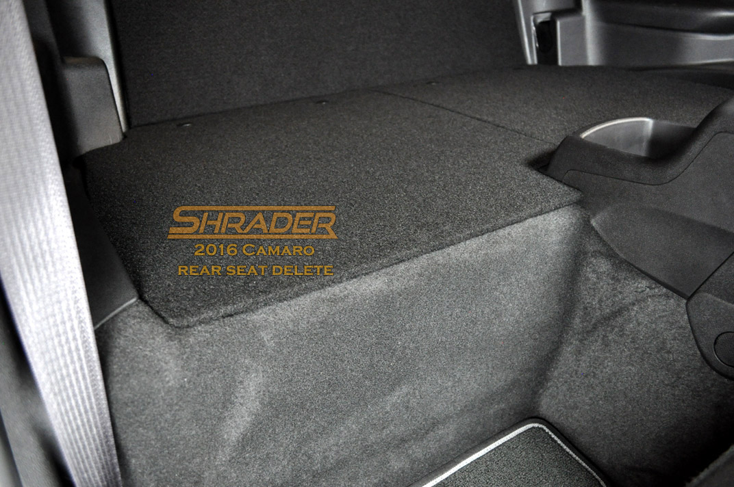 Chevrolet Camaro Rear Seat Delete Kit - '16-'24