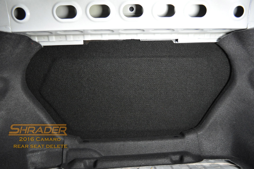 Chevrolet Camaro Rear Seat Delete Kit - '16-'24