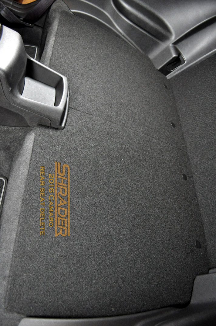 Chevrolet Camaro Rear Seat Delete Kit - '16-'24