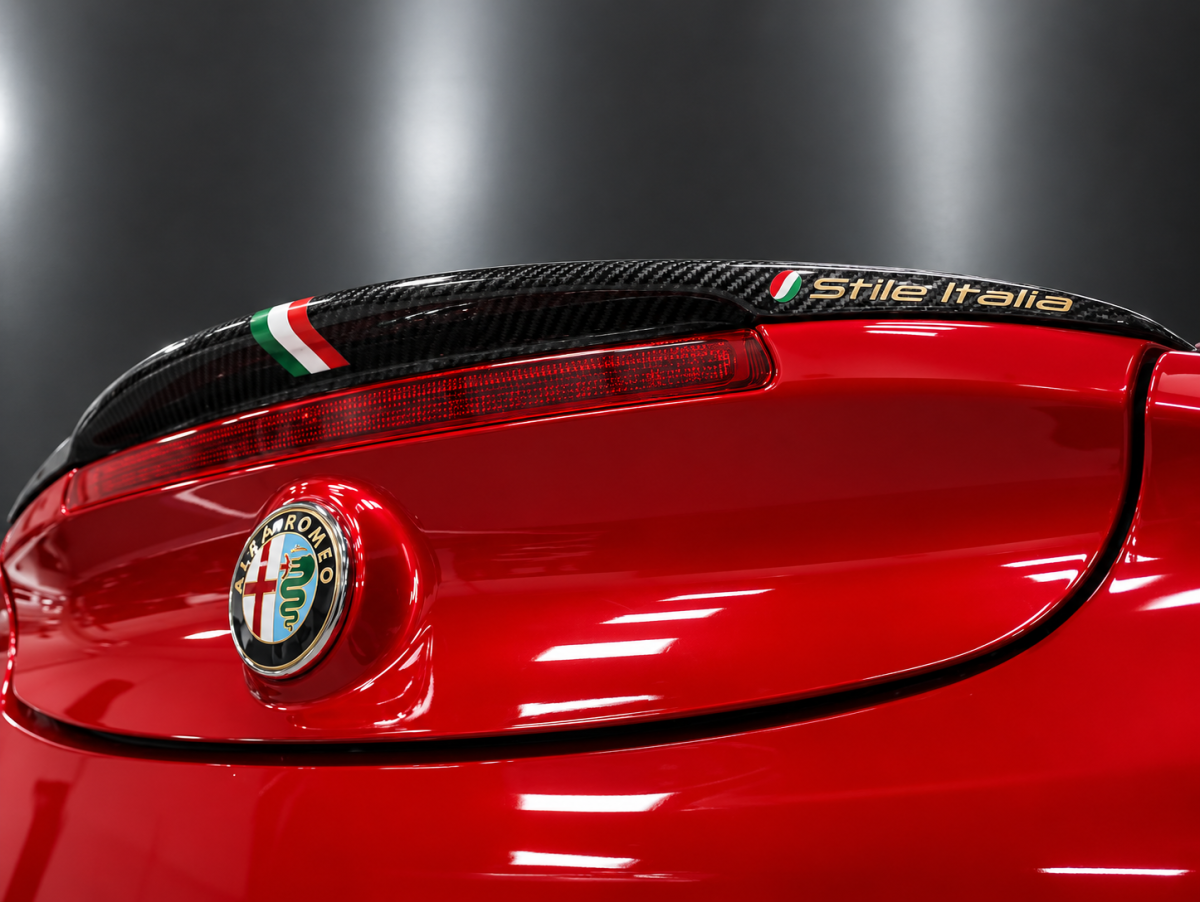 Alfa Romeo 4C Trunk Spoiler - Carbon Fiber - Stile Italia - Coupe