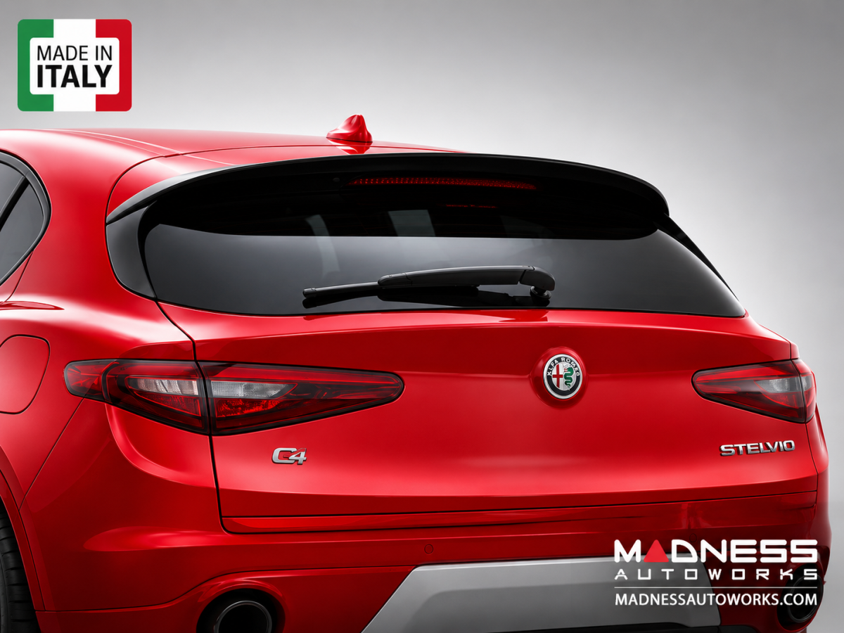 Alfa Romeo Stelvio Roof Spoiler - Carbon Fiber - Stile Italia 