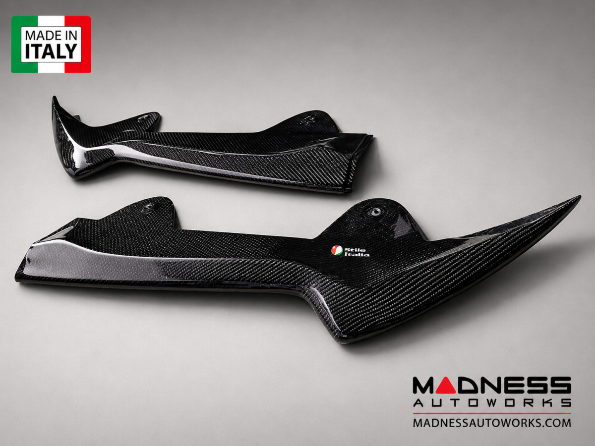 Alfa Romeo Stelvio Front Spoiler - Carbon Fiber - Stile Italia 
