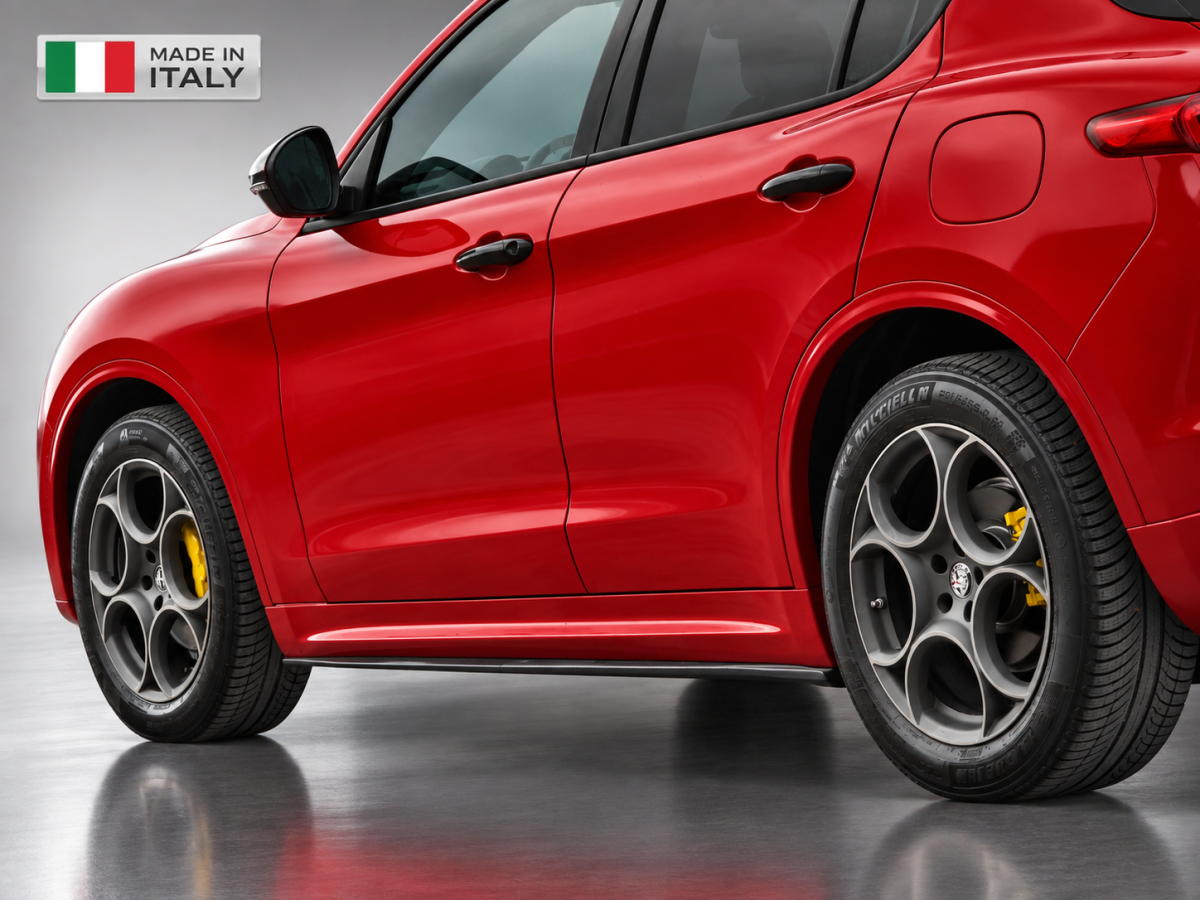 Alfa Romeo Stelvio Side Skirts - Carbon Fiber - Stile Italia 