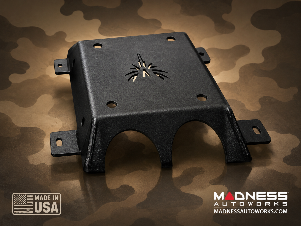 Jeep Renegade Skid Plate - Valkyrie - Rear Drive Shaft - Powdercoated Black