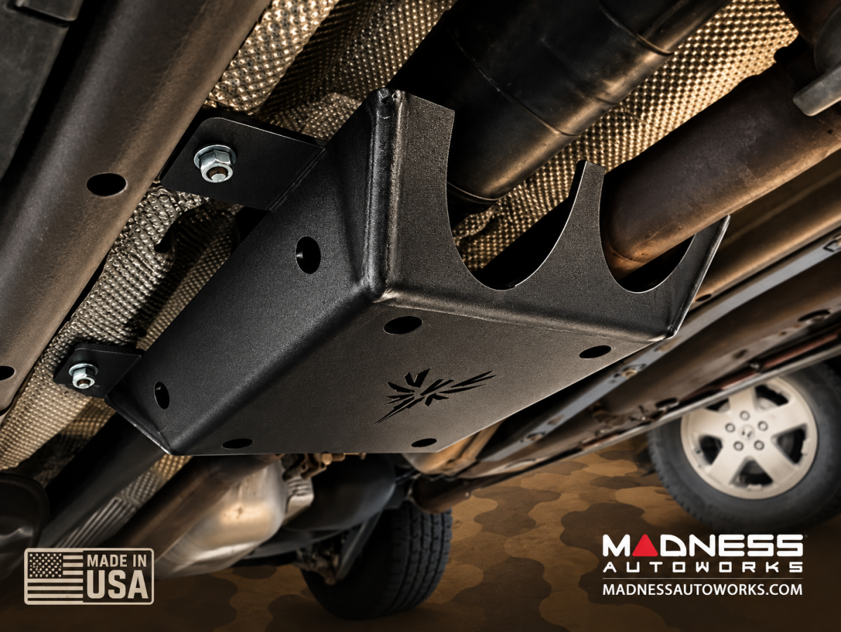 Jeep Renegade Skid Plate - Valkyrie - Rear Drive Shaft - Powdercoated Black