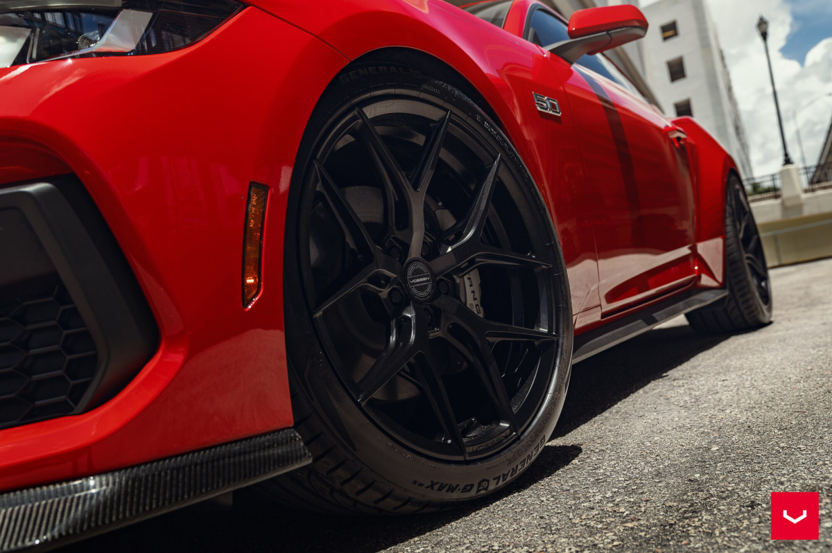 Ford Mustang Custom Wheels - HF-5 by Vossen - Satin Black