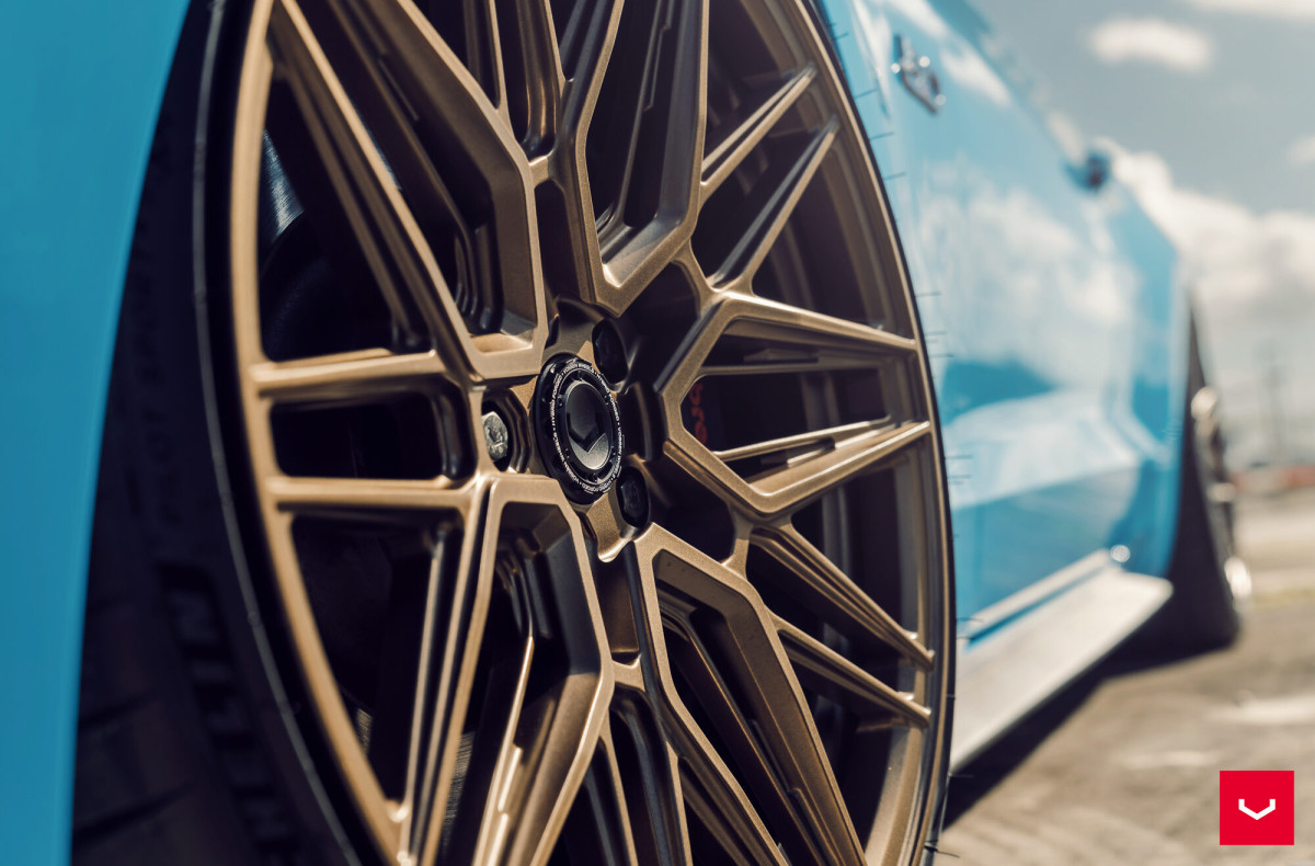 Ford Mustang Custom Wheels - HF-7 by Vossen - Satin Bronze