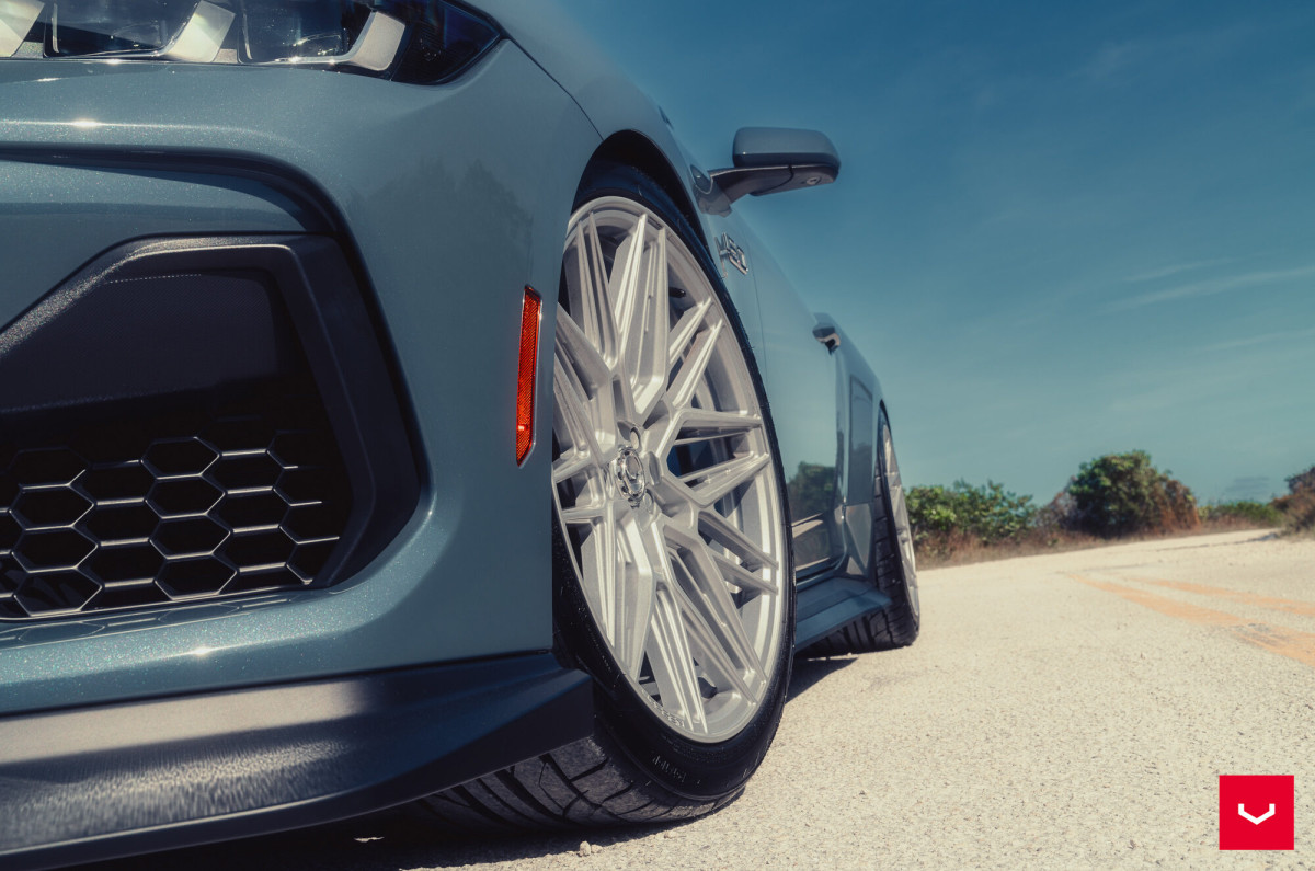 Ford Mustang Custom Wheels - HF-7 by Vossen - Satin Silver