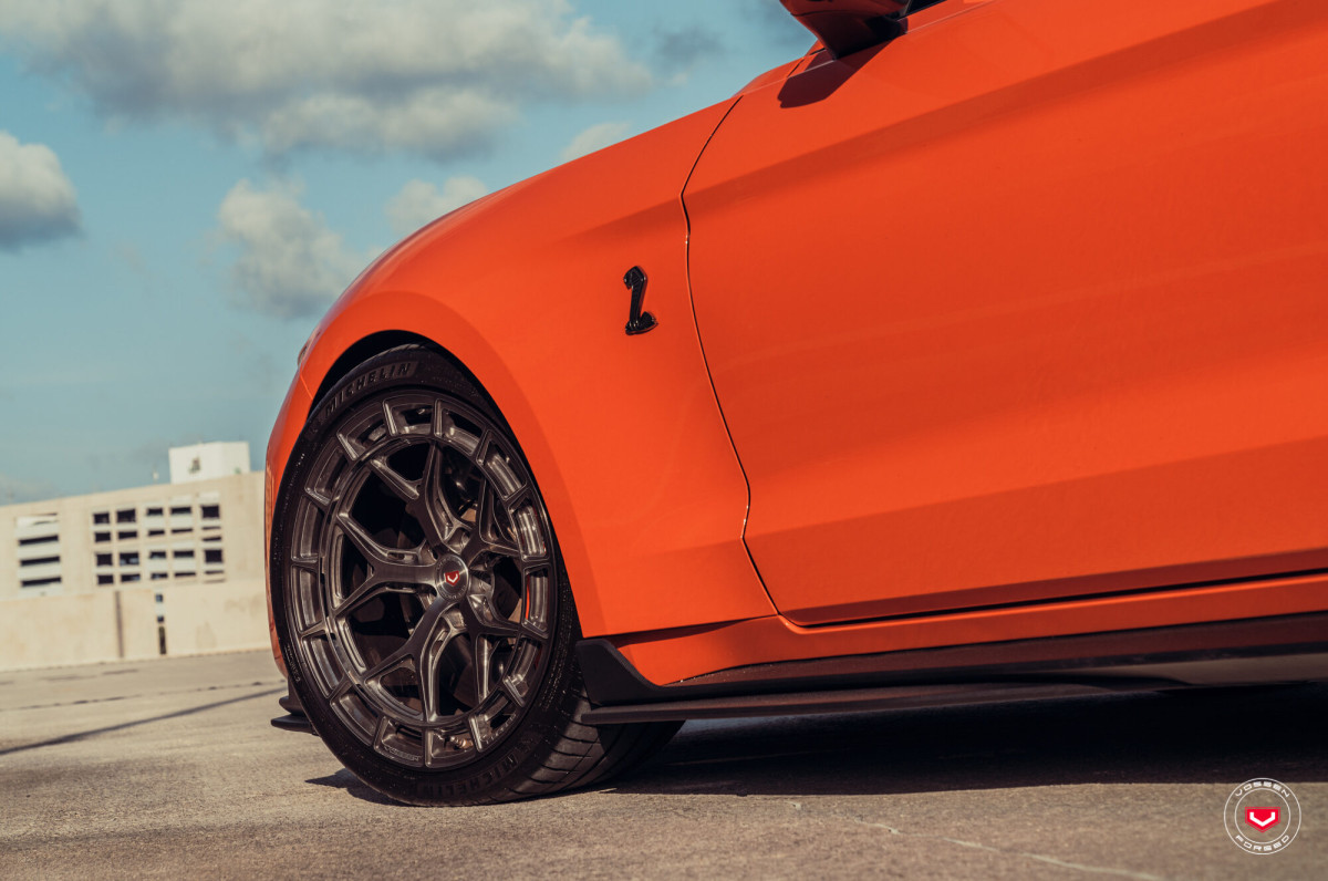 Ford Mustang Custom Wheels - LC3-01 by Vossen - Midnight Smoke