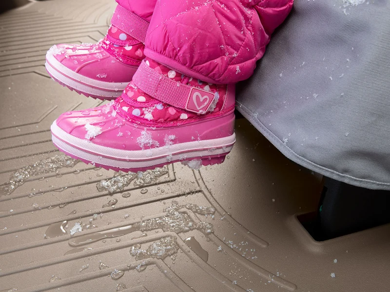 Hyundai Palisade FloorLiner - Complete Set - WeatherTech - DigitalFit - Gray - 2026+