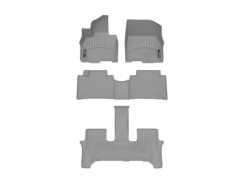 Hyundai Palisade FloorLiner - Complete Set - WeatherTech - DigitalFit - Gray - 2026+