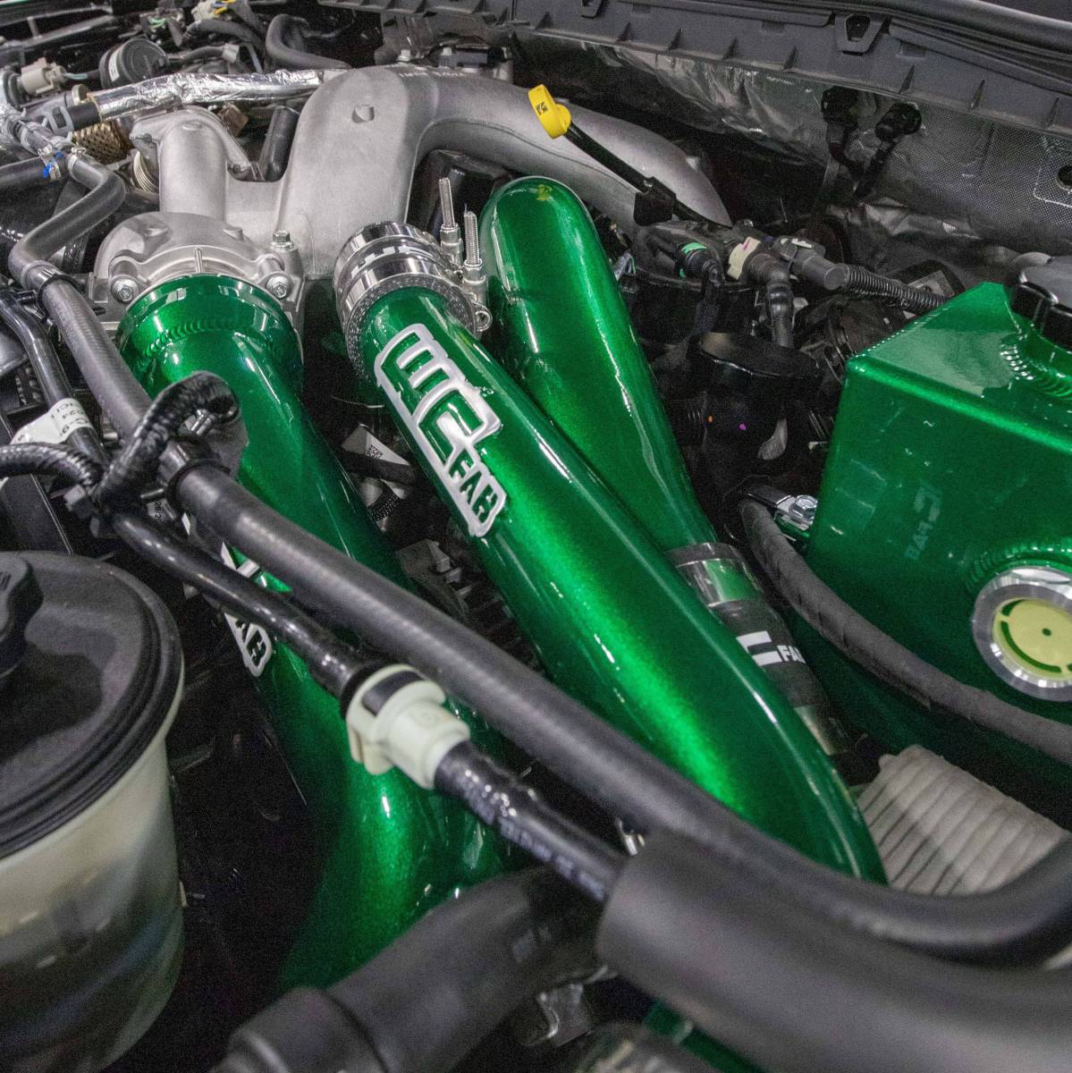 Ford F250 Upper Coolant Pipe - Wehrli - Gloss Black - `17-`24