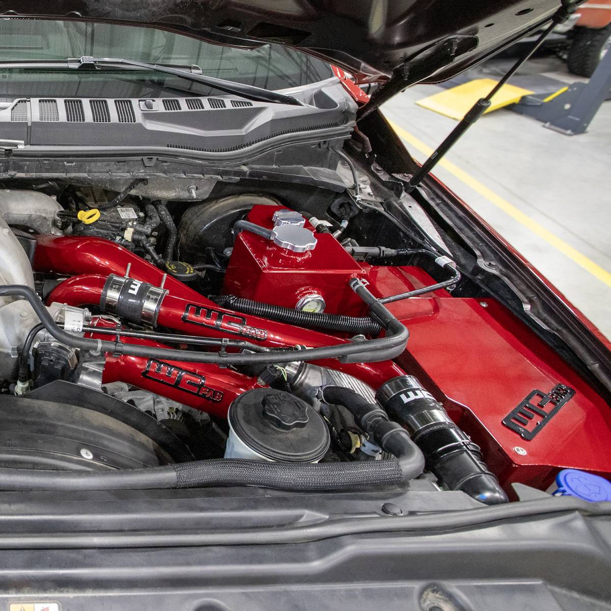 Ford F250 Upper Coolant Pipe - Wehrli - Gloss Black - `17-`24