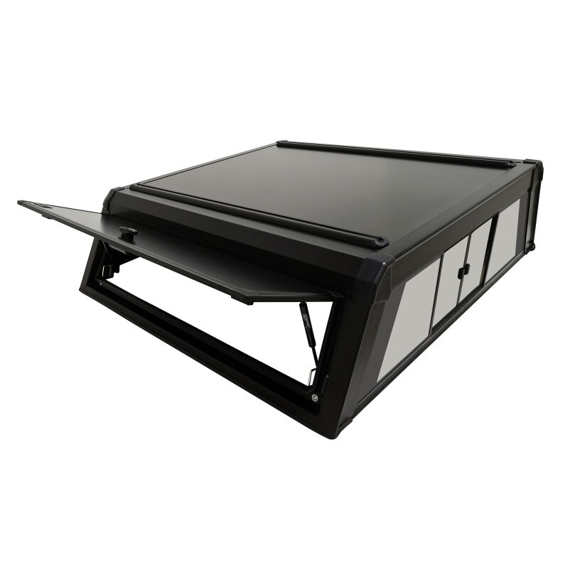 GMC Canyon Truck Cap - Westin - EXP - Textured Black - Sliding Front Glass