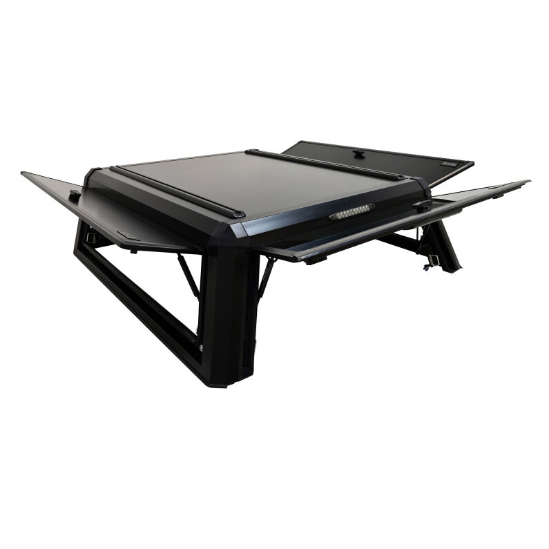 GMC Canyon Truck Cap - Westin - EXP - Textured Black - Sliding Front Glass