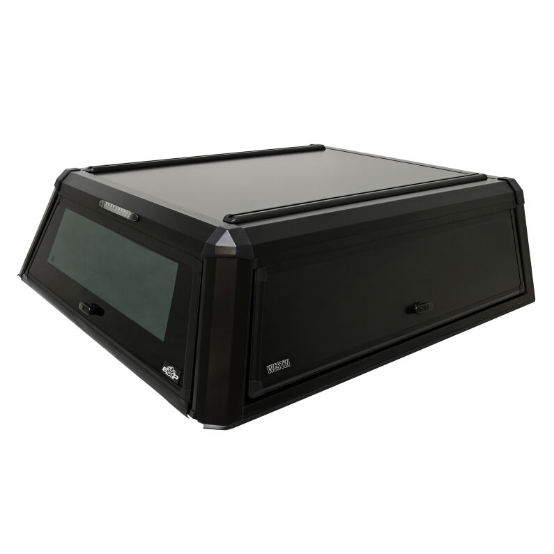 GMC Canyon Truck Cap - Westin - EXP - Textured Black - Sliding Front Glass