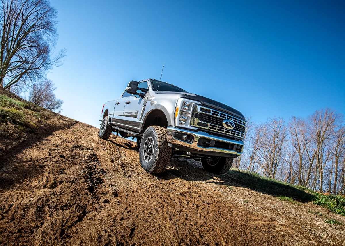 Ford F450 Ride Height Sensor Relocation Bracket Kit - Zone Offroad - `23-`26