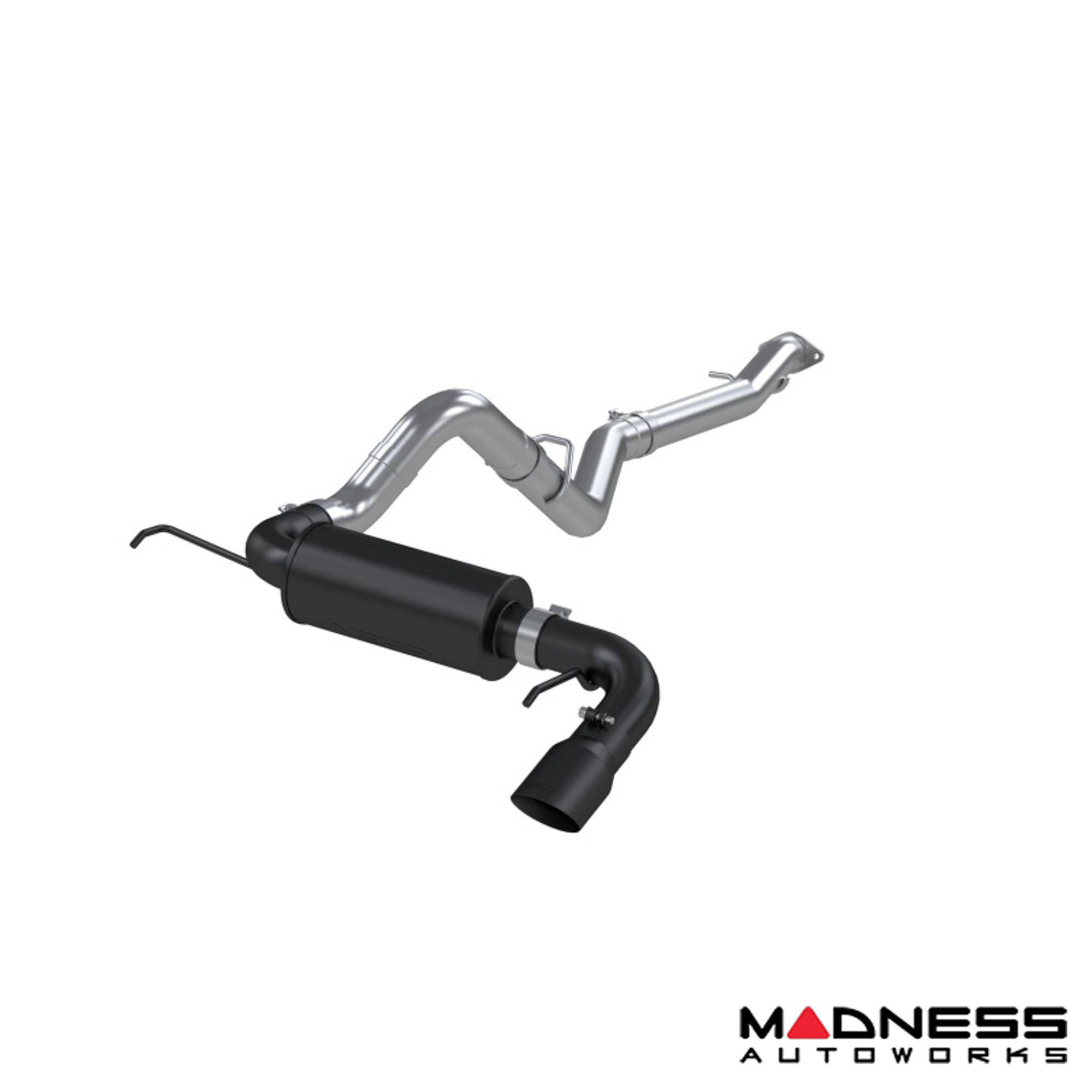 Ford Bronco Performance Exhaust System - Cat Back - MBRP - Aluminized Black - High Clearance - 3"